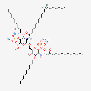 molecular formula C66H122N2Na4O19P2 B1671054 Eritoran tetrasodium CAS No. 185954-98-7