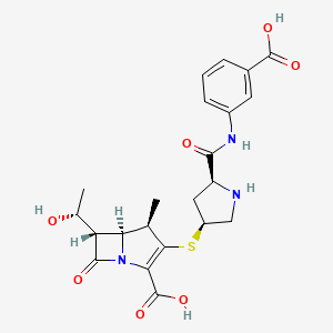 molecular formula C22H25N3O7S B1671056 Ertapenem CAS No. 153832-46-3