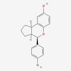 molecular formula C18H18O3 B1671057 Erteberel CAS No. 533884-09-2