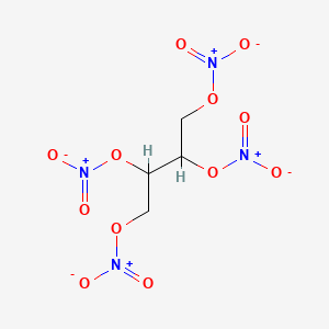 molecular formula C4H6N4O12 B1671062 Erythrityl tetranitrate CAS No. 7297-25-8