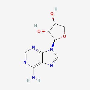 molecular formula C9H11N5O3 B1671064 Beta-D-Erythrofuranosyl-Adenosine CAS No. 17019-46-4