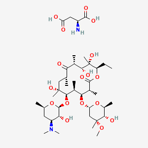 B1671066 Erythromycin aspartate CAS No. 30010-41-4