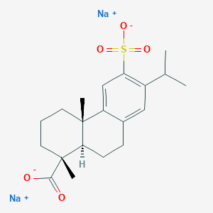 molecular formula C20H26Na2O5S B1671073 Ecabet sodium CAS No. 86408-72-2