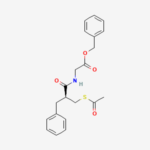 molecular formula C21H23NO4S B1671074 Ecadotril CAS No. 112573-73-6