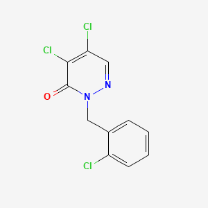 molecular formula C11H7Cl3N2O B1671076 EcDsbB-IN-10 CAS No. 112749-52-7