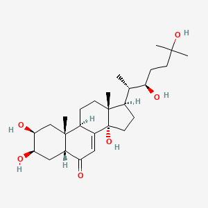 molecular formula C27H44O6 B1671078 Ecdysone CAS No. 3604-87-3