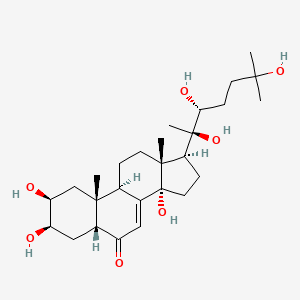 molecular formula C27H44O7 B1671079 20-Hydroxyecdysone CAS No. 5289-74-7