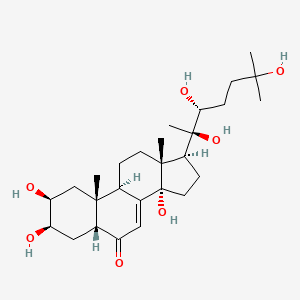 molecular formula C27H44O7 B1671079 Ecdysterone CAS No. 5289-74-7