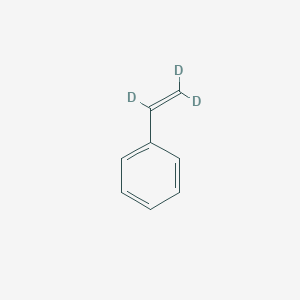 molecular formula C8H8 B167109 Styrene-alpha,beta,beta-D3 CAS No. 3814-93-5