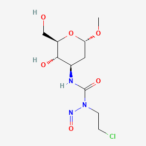 molecular formula C10H18ClN3O6 B1671090 依可莫司汀 CAS No. 98383-18-7