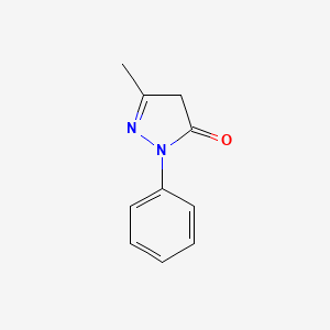 molecular formula C10H10N2O B1671096 Edaravone CAS No. 89-25-8