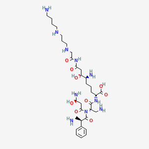 molecular formula C33H58N10O9 B1671099 Edeine D CAS No. 40627-96-1
