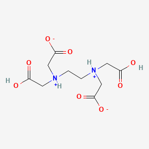 molecular formula C10H12O8CaN2Na2·2H2O<br>C10H16N2O8<br>((HOOCCH2)2NCH2)2<br>C10H16N2O8 B1671102 Edetic acid CAS No. 60-00-4
