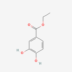 molecular formula C18H18O7 B1671104 Ethyl 3,4-dihydroxybenzoate CAS No. 3943-89-3