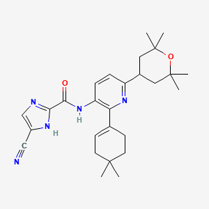 molecular formula C27H35N5O2 B1671105 Edicotinib CAS No. 1142363-52-7