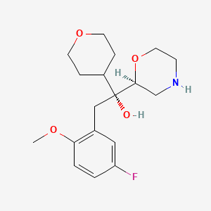molecular formula C18H26FNO4 B1671106 Edivoxetine CAS No. 1194508-25-2