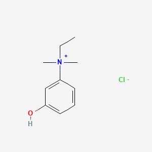 molecular formula C10H16ClNO B1671112 Edrophonium chloride CAS No. 116-38-1