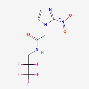 molecular formula C8H7F5N4O3 B1671117 EF-5 CAS No. 152721-37-4