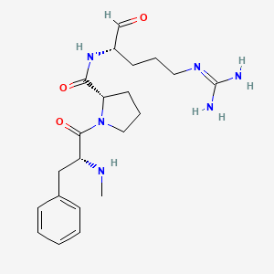 molecular formula C21H32N6O3 B1671123 Efegatran CAS No. 105806-65-3