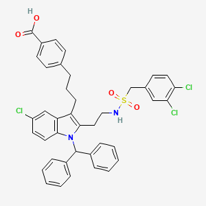 molecular formula C40H35Cl3N2O4S B1671127 Efipladib CAS No. 381683-94-9
