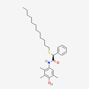 molecular formula C29H43NO2S B1671131 Eflucimibe CAS No. 202340-45-2