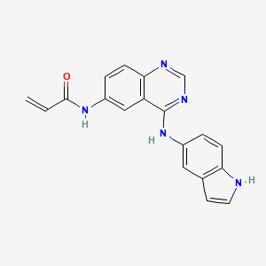 molecular formula C19H15N5O B1671136 Egfr-IN-451 CAS No. 220576-72-7