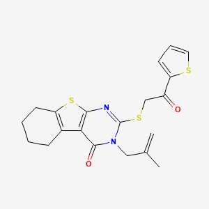molecular formula C20H20N2O2S3 B1671138 Eggmanone CAS No. 505068-32-6