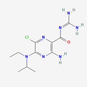 molecular formula C11H18ClN7O B1671149 Ethylisopropylamiloride CAS No. 1154-25-2