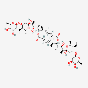 molecular formula C54H88O18 B1671157 Elaiophylin CAS No. 37318-06-2