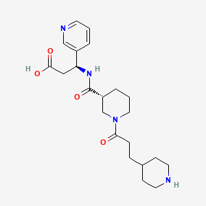 molecular formula C22H32N4O4 B1671159 Elarofiban CAS No. 198958-88-2