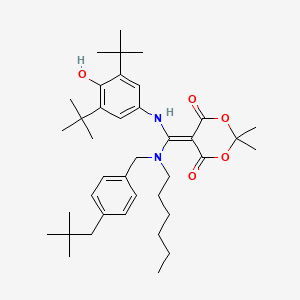 molecular formula C39H58N2O5 B1671163 Eldacimibe CAS No. 141993-70-6
