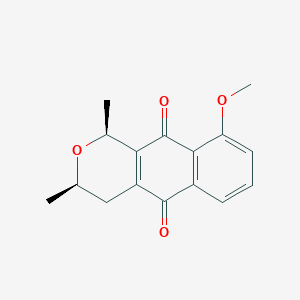 molecular formula C16H16O4 B1671171 (-)-Eleutherin CAS No. 22768-95-2