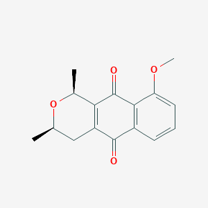 molecular formula C16H16O4 B1671171 Eleutherin, (-)- CAS No. 22768-95-2