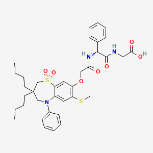 molecular formula C36H45N3O7S2 B1671180 艾洛比昔巴 CAS No. 439087-18-0