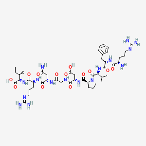 molecular formula C47H76N16O13 B1671182 Elpamotide CAS No. 673478-49-4