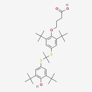 molecular formula C35H54O4S2 B1671184 埃尔西布考 CAS No. 216167-95-2