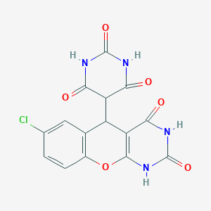 molecular formula C15H9ClN4O6 B1671193 EM20-25 CAS No. 141266-44-6