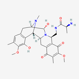 molecular formula C28H36N4O7 B1671196 Safracin B CAS No. 87578-99-2