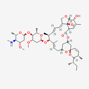 molecular formula C56H81NO15 B1671199 Emamectin benzoate [ISO] CAS No. 155569-91-8