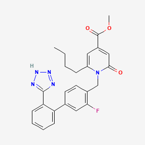 molecular formula C25H24FN5O3 B1671201 Embusartan CAS No. 156001-18-2