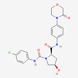 molecular formula C22H23ClN4O5 B1671205 EMD-503982 