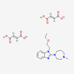 molecular formula C25H34N4O9 B1671212 Emedastine difumarate CAS No. 87233-62-3
