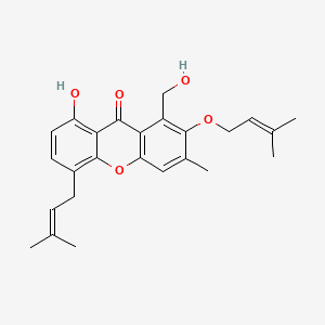 molecular formula C25H28O5 B1671214 Emericellin CAS No. 55812-93-6