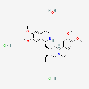 molecular formula C29H44Cl2N2O5 B1671216 Emetine dihydrochloride hydrate CAS No. 7083-71-8