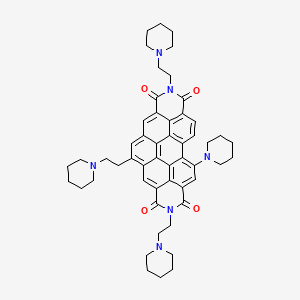 molecular formula C52H58N6O4 B1671218 Emicoron CAS No. 1422423-23-1