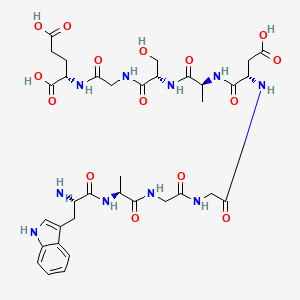 molecular formula C35H48N10O15 B1671219 Emideltide CAS No. 62568-57-4