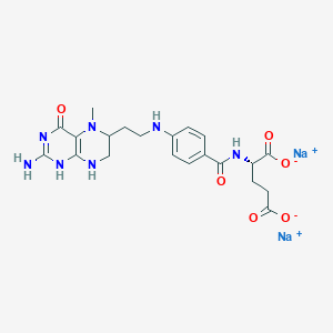 molecular formula C21H25N7Na2O6 B1671225 Emofolin sodium CAS No. 52386-42-2