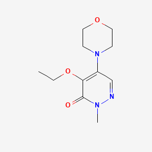molecular formula C11H17N3O3 B1671226 Emorfazone CAS No. 38957-41-4