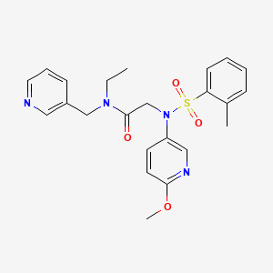 molecular formula C23H26N4O4S B1671228 Empa CAS No. 680590-49-2