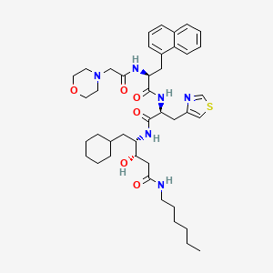 molecular formula C42H60N6O6S B1671240 ES-8891 CAS No. 129445-88-1